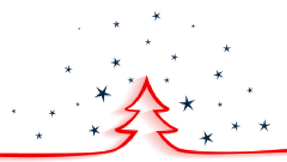 Vier große Fenster mit abstrakten Mustern werfen Sonnenlicht Schatten auf den Boden.